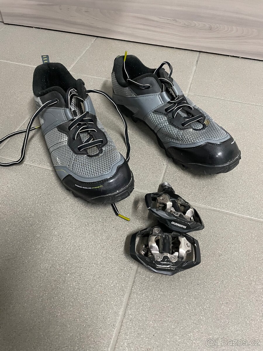 Tretry Shimano MT23 vel.46+nášlapy - 6