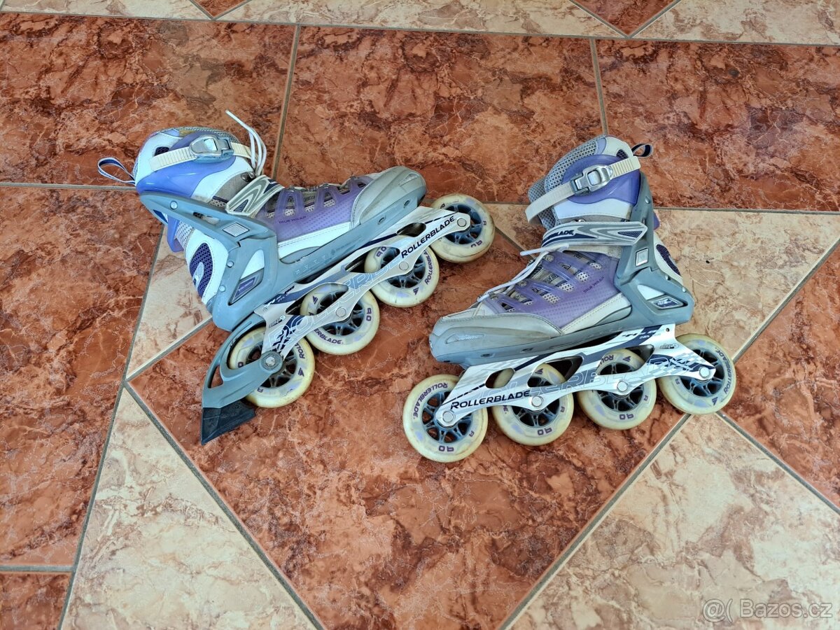 Značkové KOLEČKOVÉ BRUSLE ROLLERBRADE VE SKVĚLÉM STAVU - 6