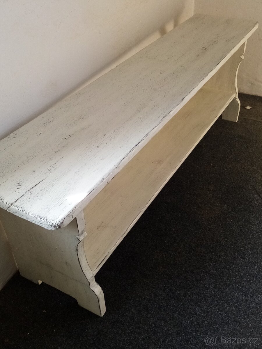 Starožitná selská lavice provence - 6