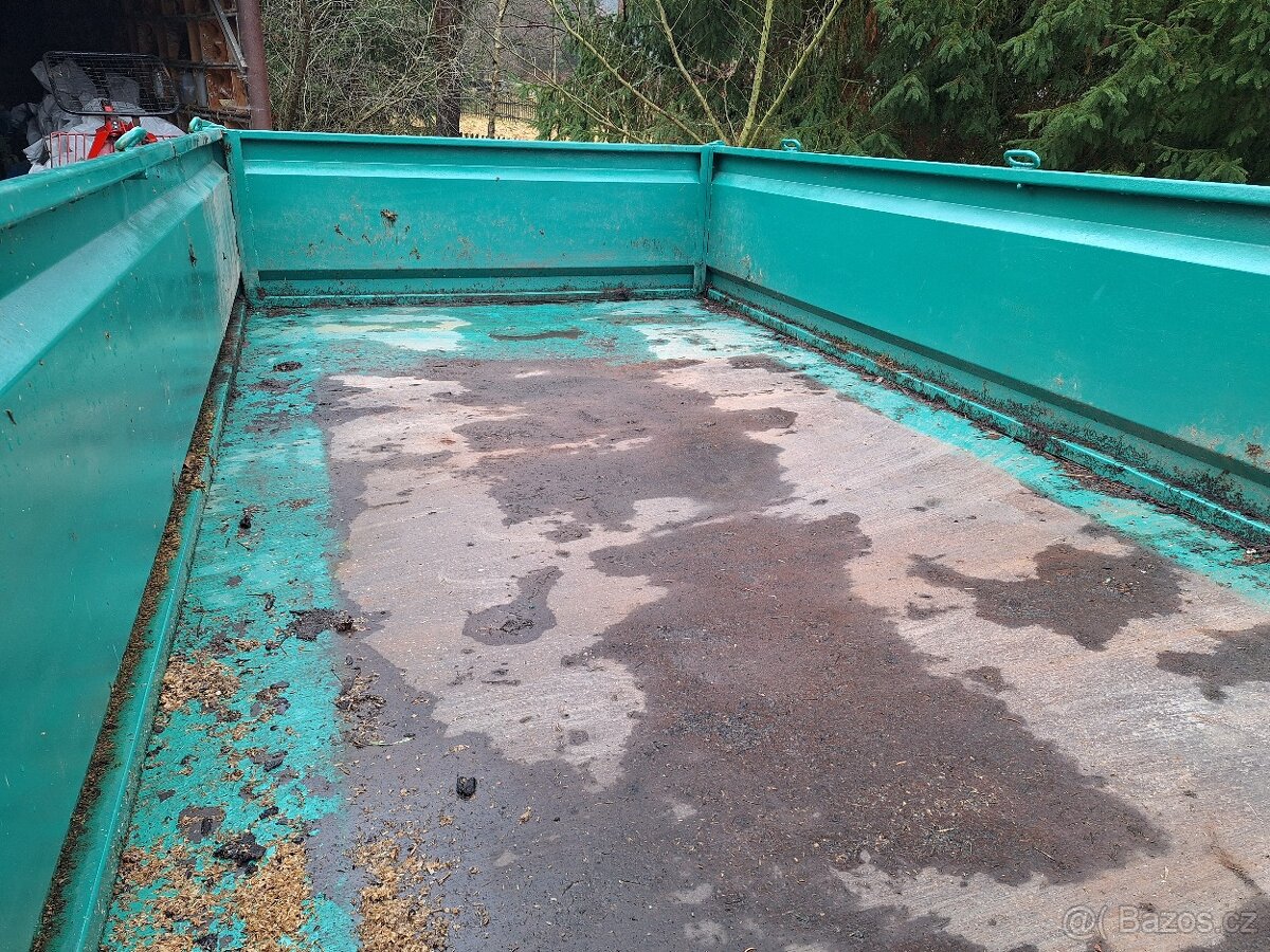 Vlek, přívěs, třístranný sklápěč - 6