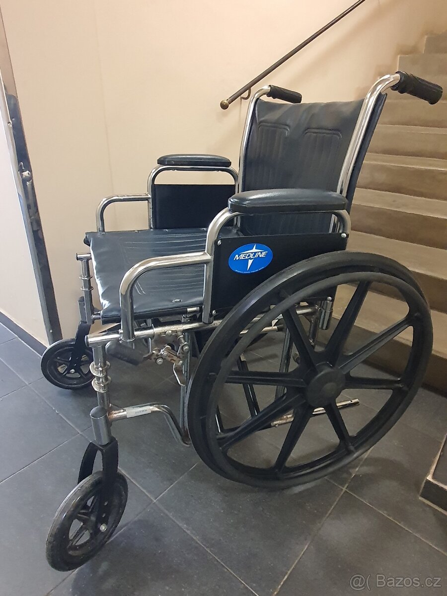MAXI ŠIROKÝ zesílený značkový invalidní vozík - 6