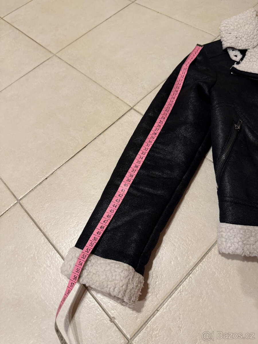 Dívčí bunda - kožíšek vel. 158 - 6