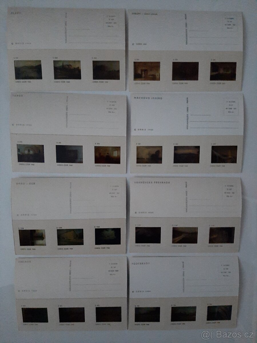 POHLEDNICE s diapozitívem ČSSR nepopsané - 6