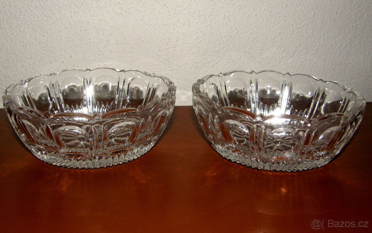 Skleněná mísa, miska, podložka - různé druhy - 6