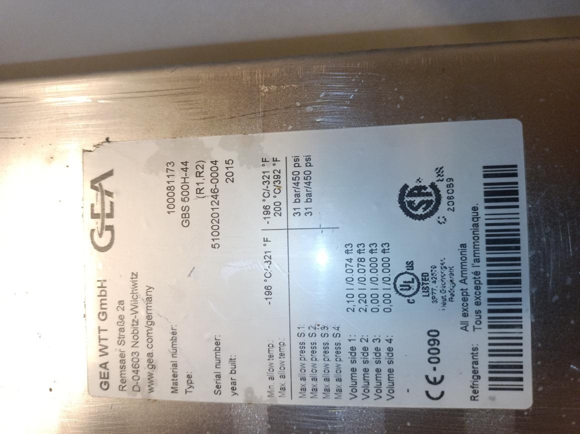 Prodám deskový výměník gbs 500h-44 - 6