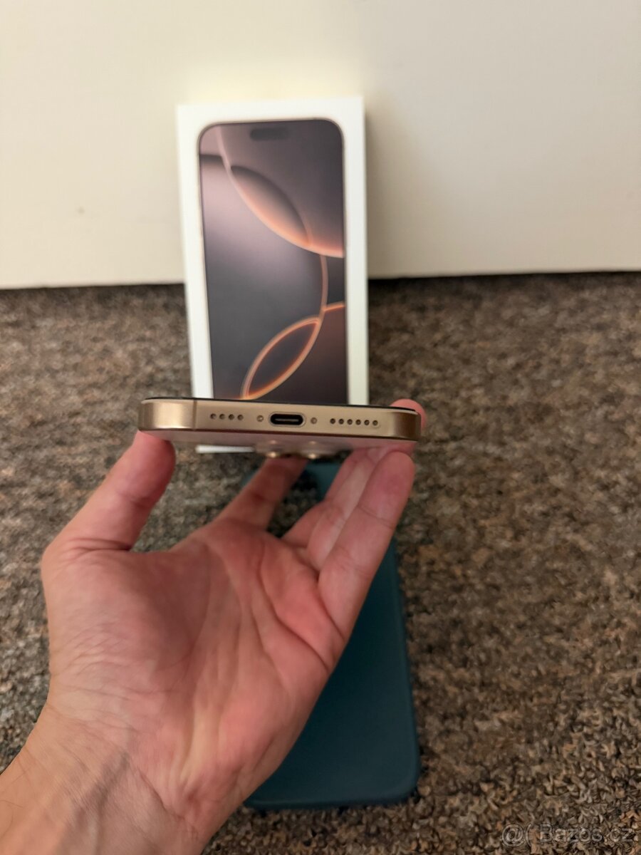 Apple iPhone 16 Pro Max 512gb Desert. TOP stav. Rok zaruka - 6