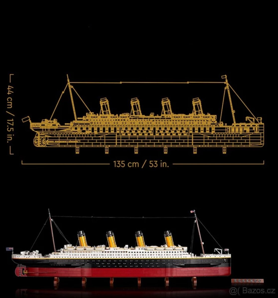 Stavebnica TITANIC + EIFFEL TOWER - nové, nehrané - typ lego - 6