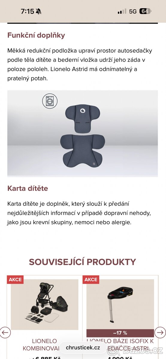 Lionelo autosedačka - 6