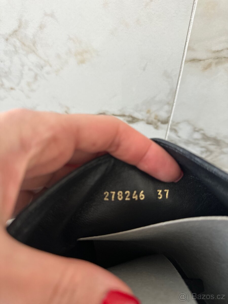 Kožené kozačky Gucci - 6