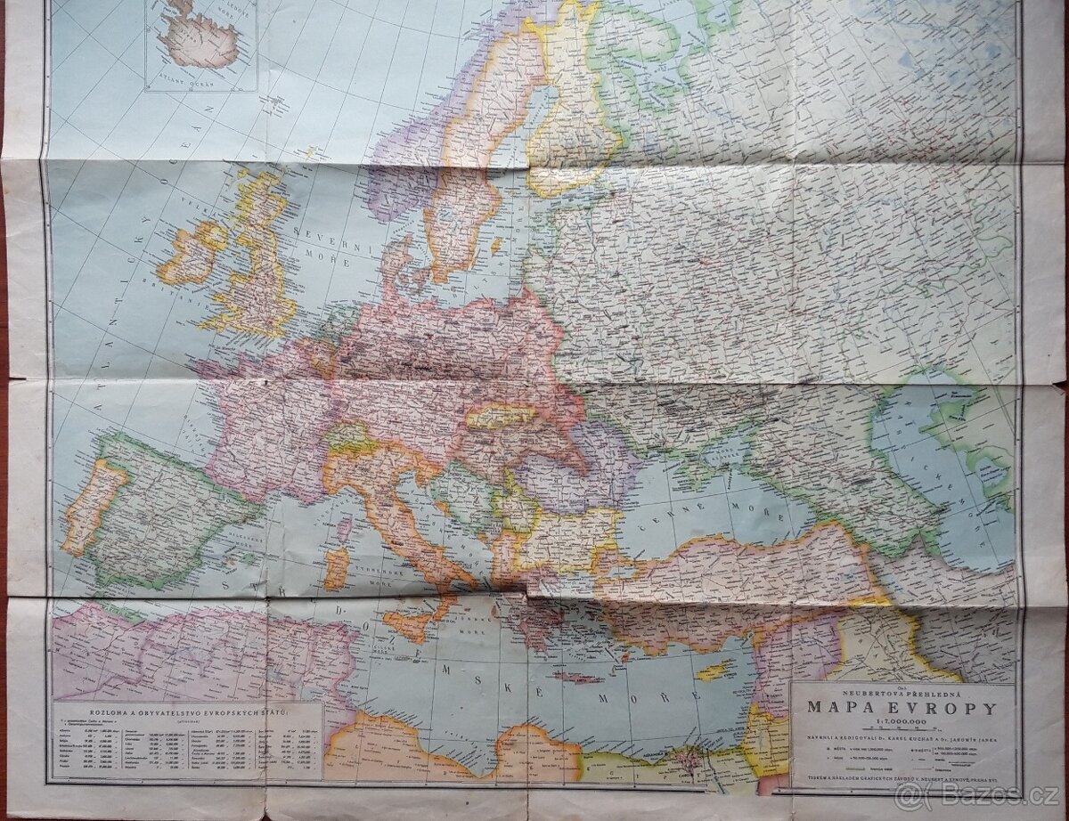 4 historické Mapy GB a Francie Evropa a Praha supr stav - 6