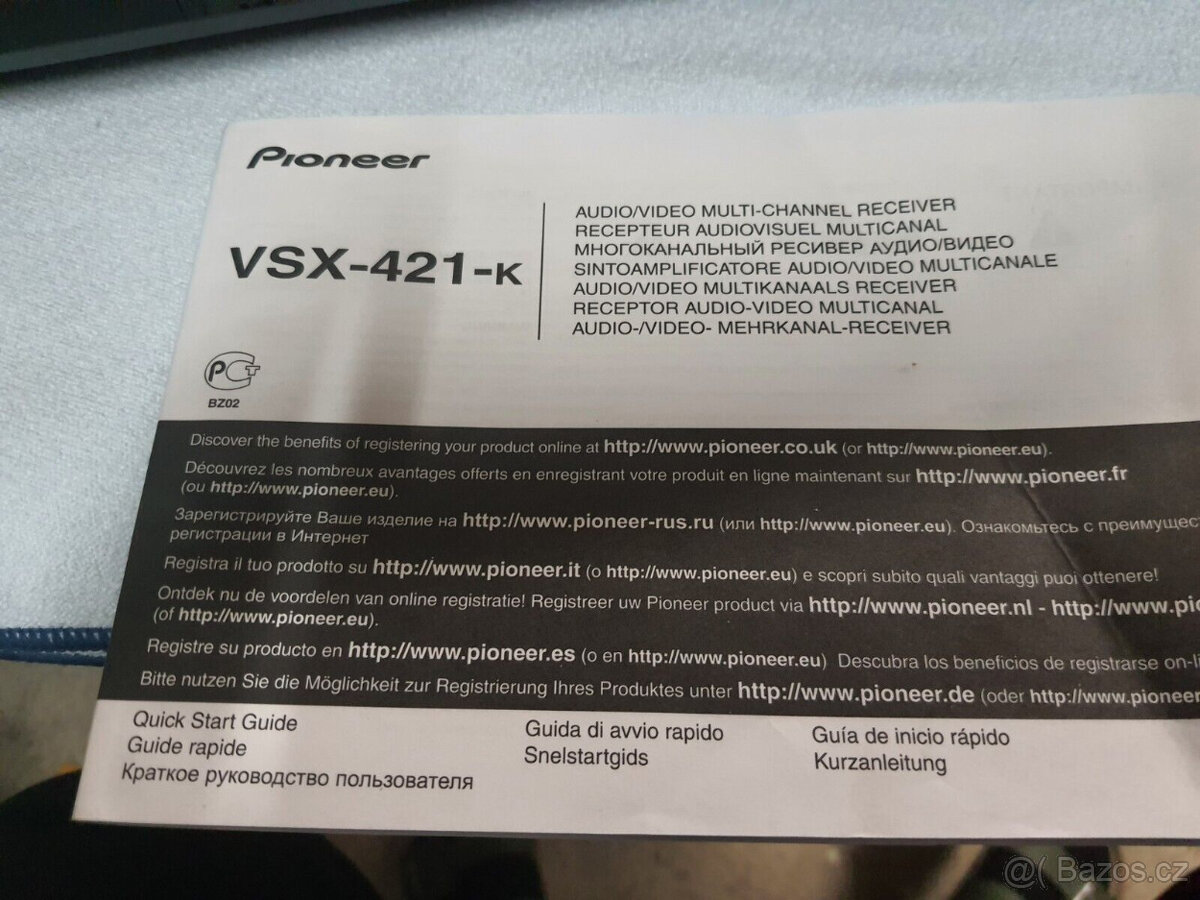 Pioneer VSX-421 AV receiver s 3D HDMI 1080p, DO, navod - 6