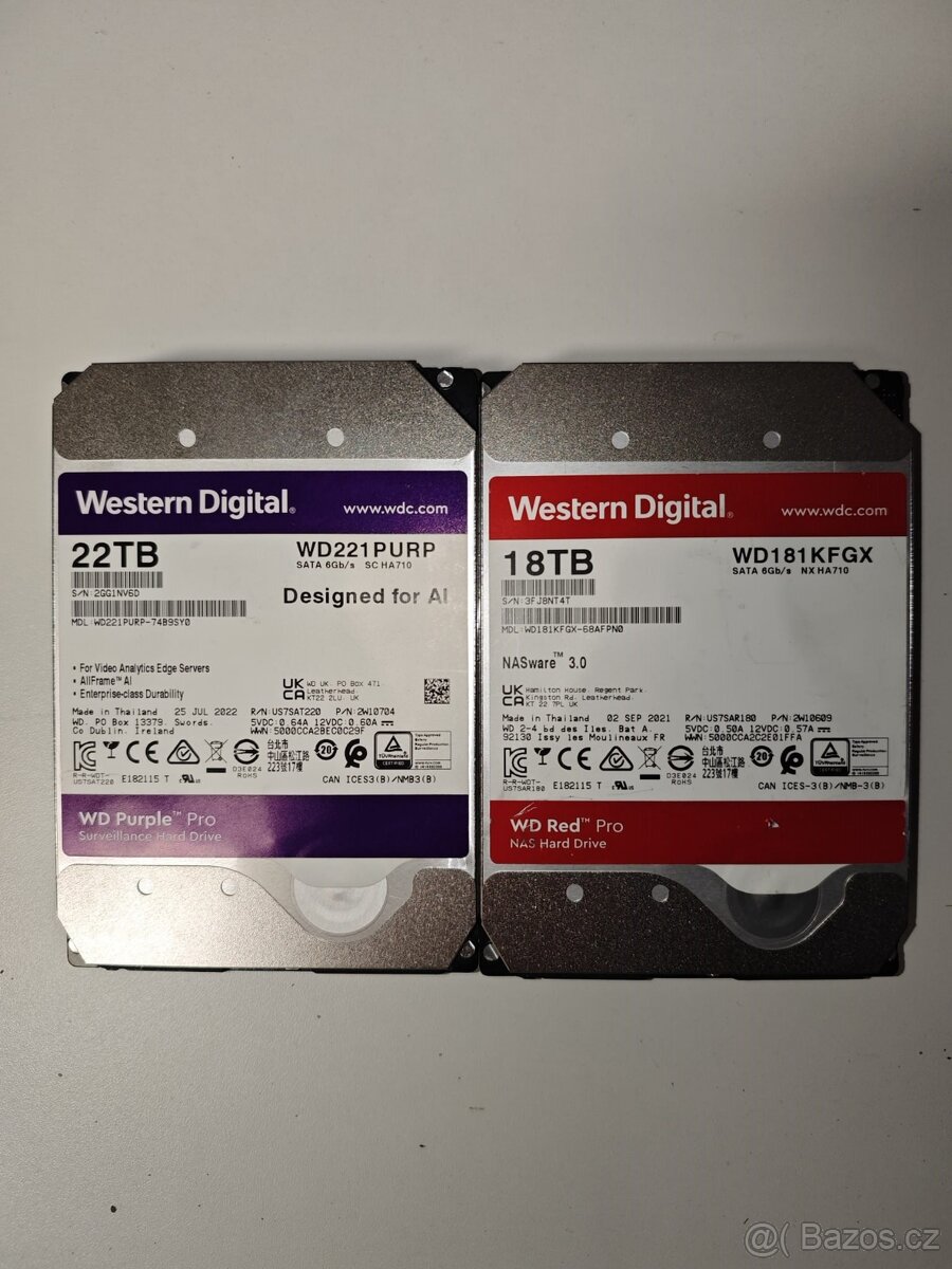 HDD WD 3.5" 2tb, 4tb 8tb, 10tb, 12tb, 14tb, 16tb, 18tb, 22t - 6
