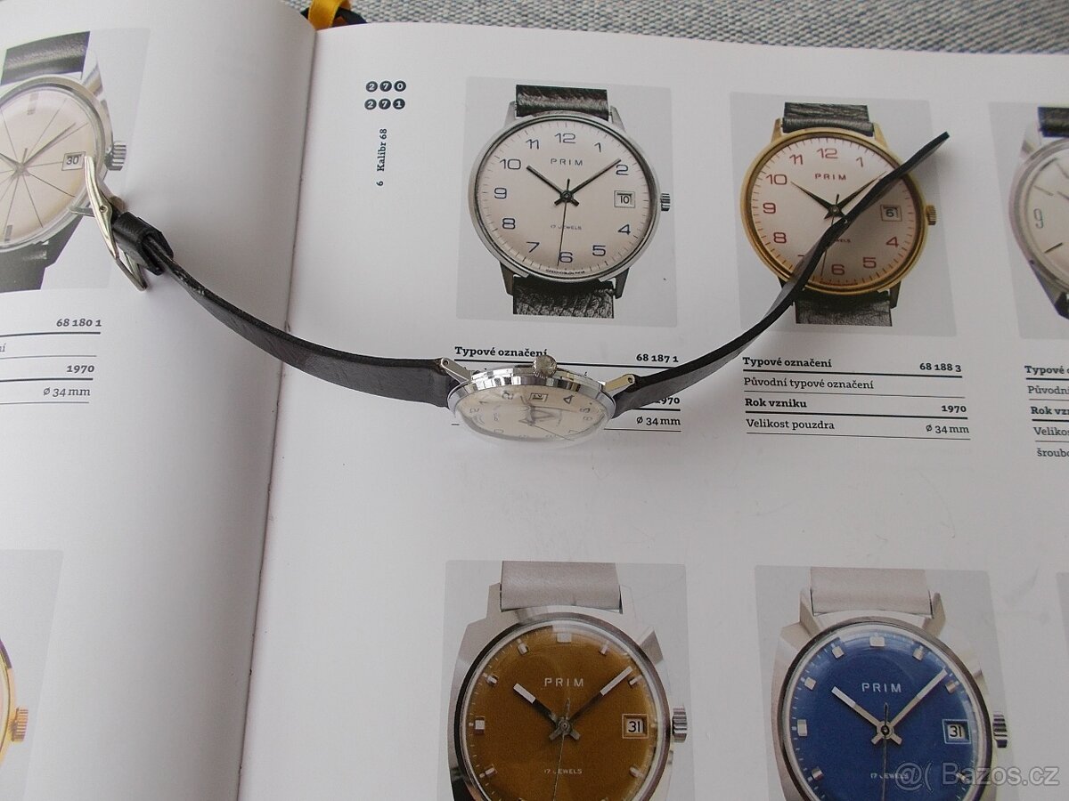 krasne rare typ hodinky prim origo stav rok 1970 funkcni - 6