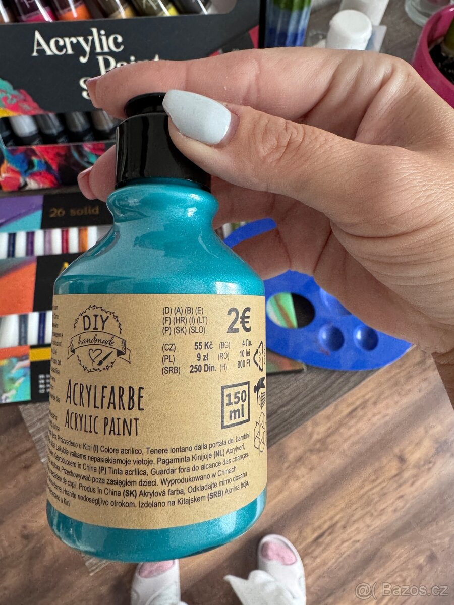 Sada akrylových barev - 6