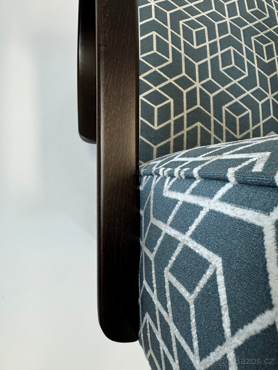 2x Oblíbená křesla Halabala po kompletní renovaci - TOP KUSY - 6