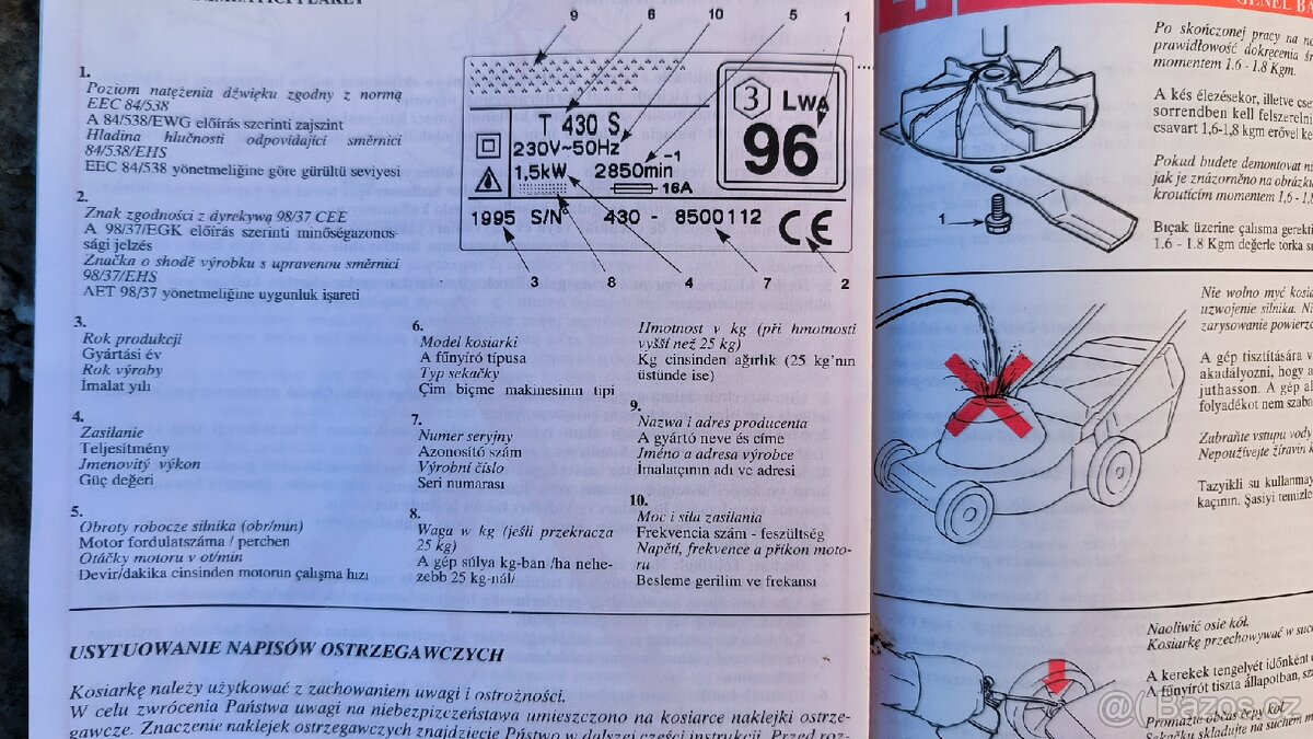 Zahradní sekačka - 6