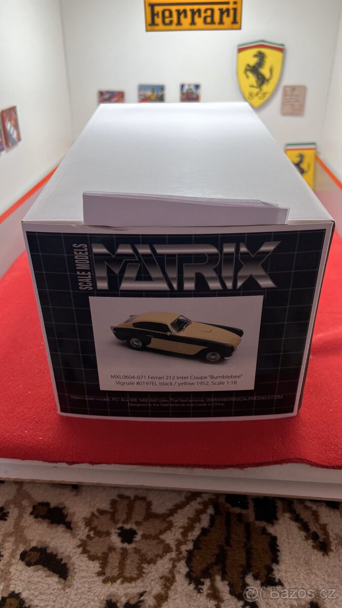 Ferrari 212 Inter Coupe "Bumblebee" 1:18 Matrix - 6