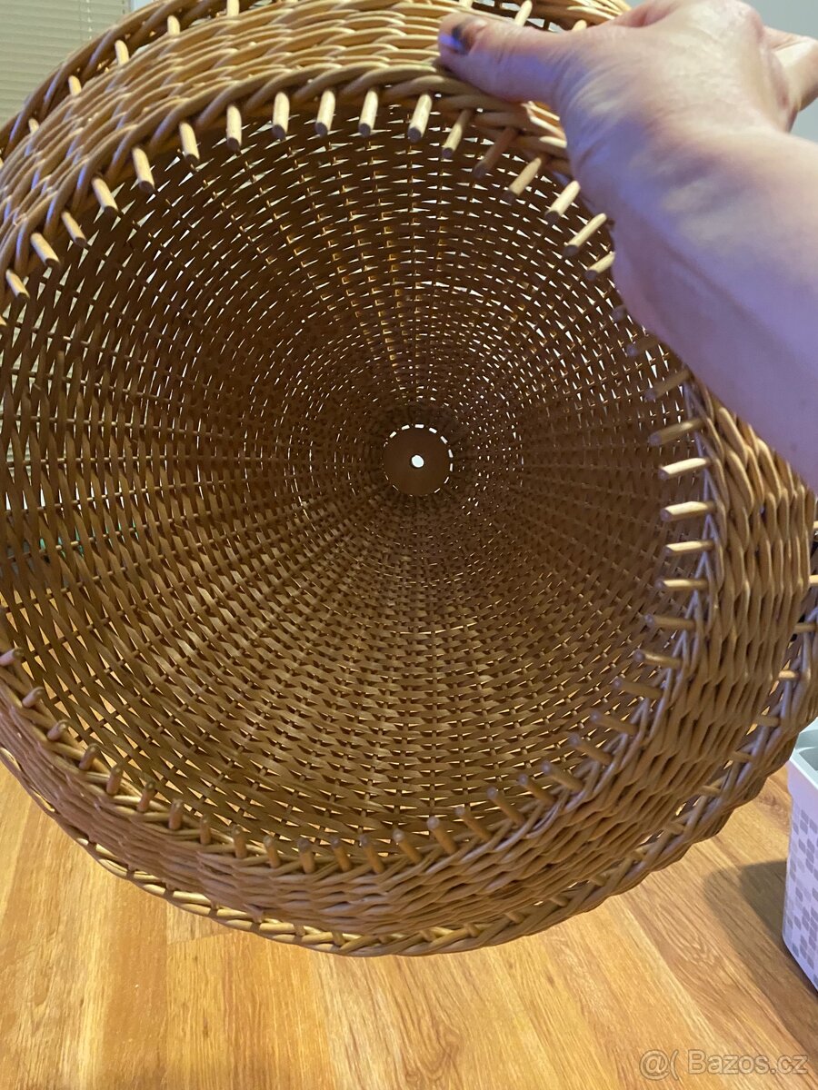 Proutěné stínidlo na stropní světlo - 6