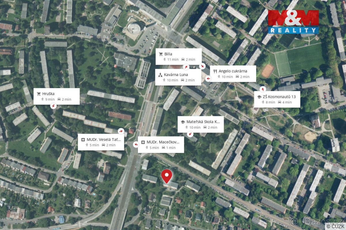 Prodej bytu 1+1, 35 m², Ostrava Zábřeh ul. Svornosti - 6