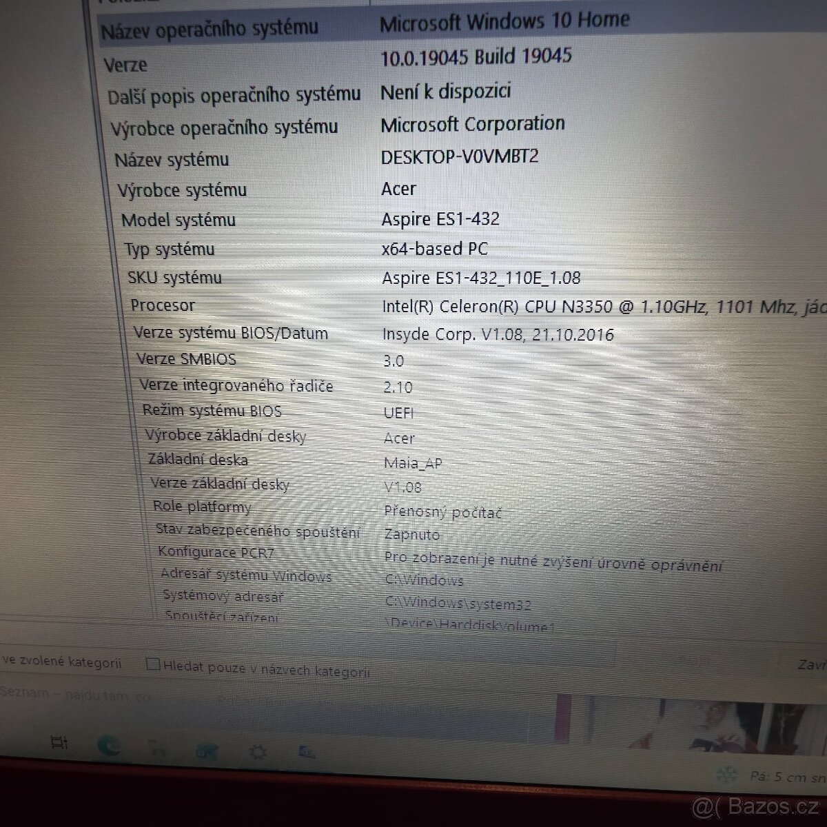 Acer Aspire ES1-432 + nabijecka - 6
