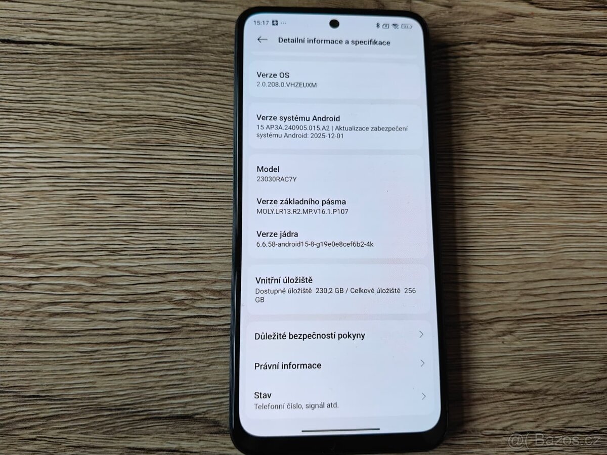 Xiaomi Redmi Note 12S 8GB+4GB/256GB Black,Android 15 - 6