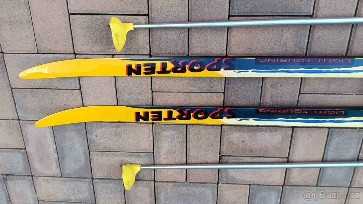 Běžecké lyže 180 + hůlky + boty - 6