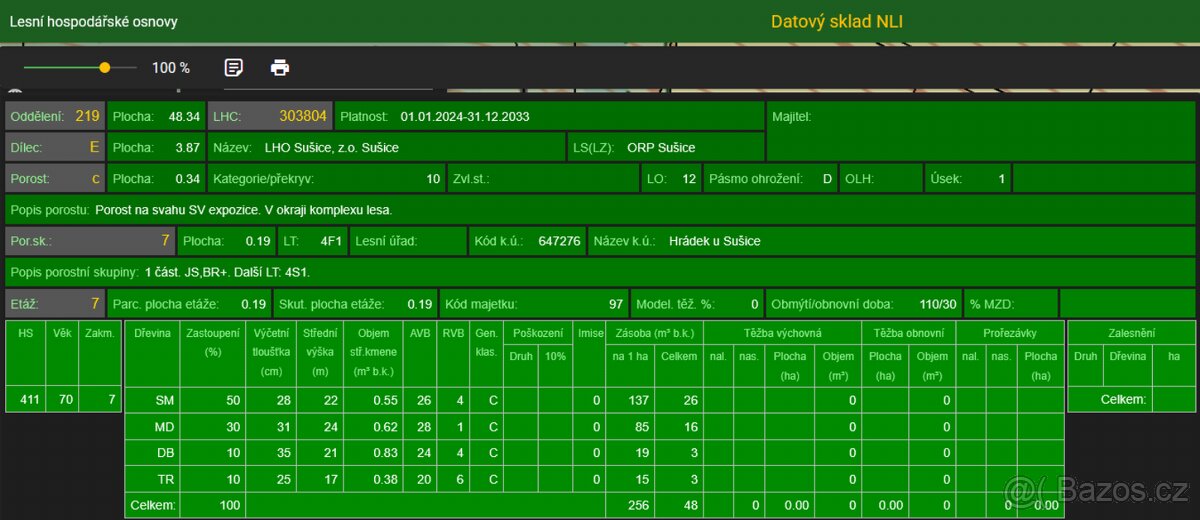 Prodáme pozemky v k.ú. Hrádek u Sušice a Tedražice - 6