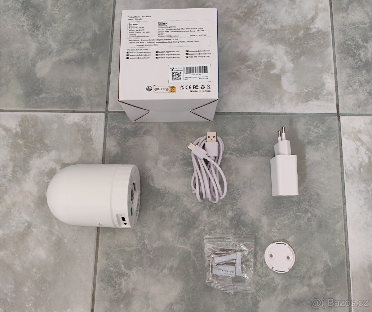 VNITŘNÍ WI-FI KAMERA CINNADO D1 S ROZLIŠENÍM 2K - 6