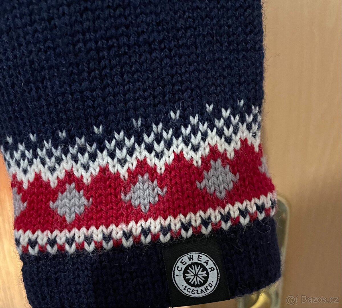 Pánský 100 % vlněný svetr Icewear ICELAND velikost M - 6