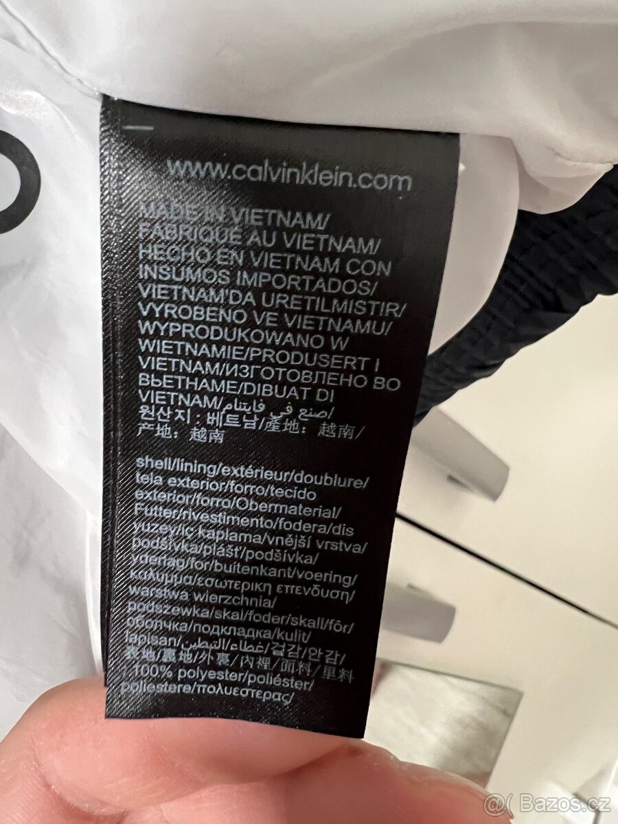 Pánská modrá zimní bunda Calvin Klein v. M nová - 6
