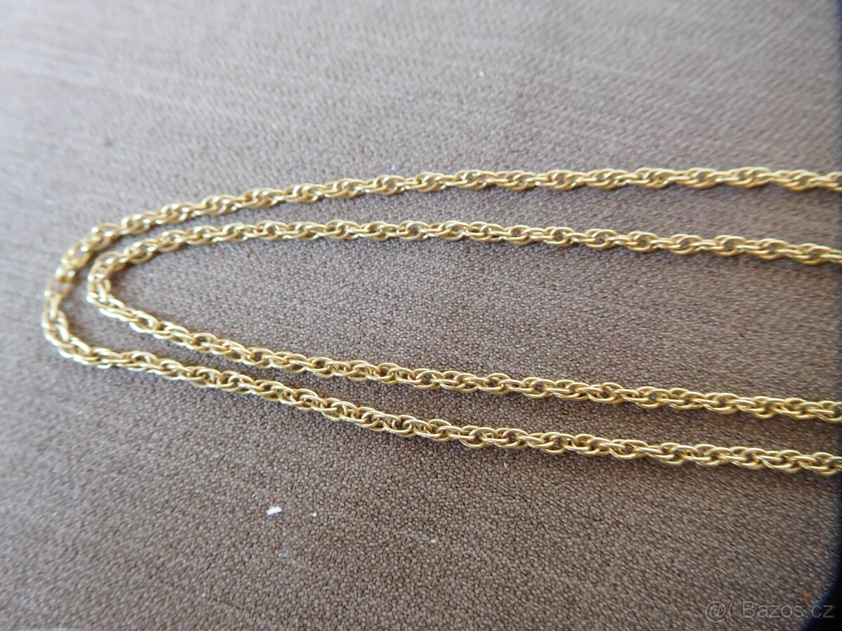 ZLATÝ ŘETÍZEK - NÁHRDELNÍK - 14k - 6