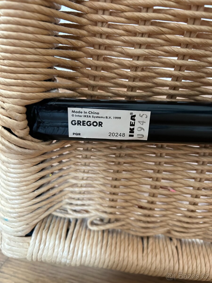 Otočná ratanová řidle GREGOR IKEA - 6