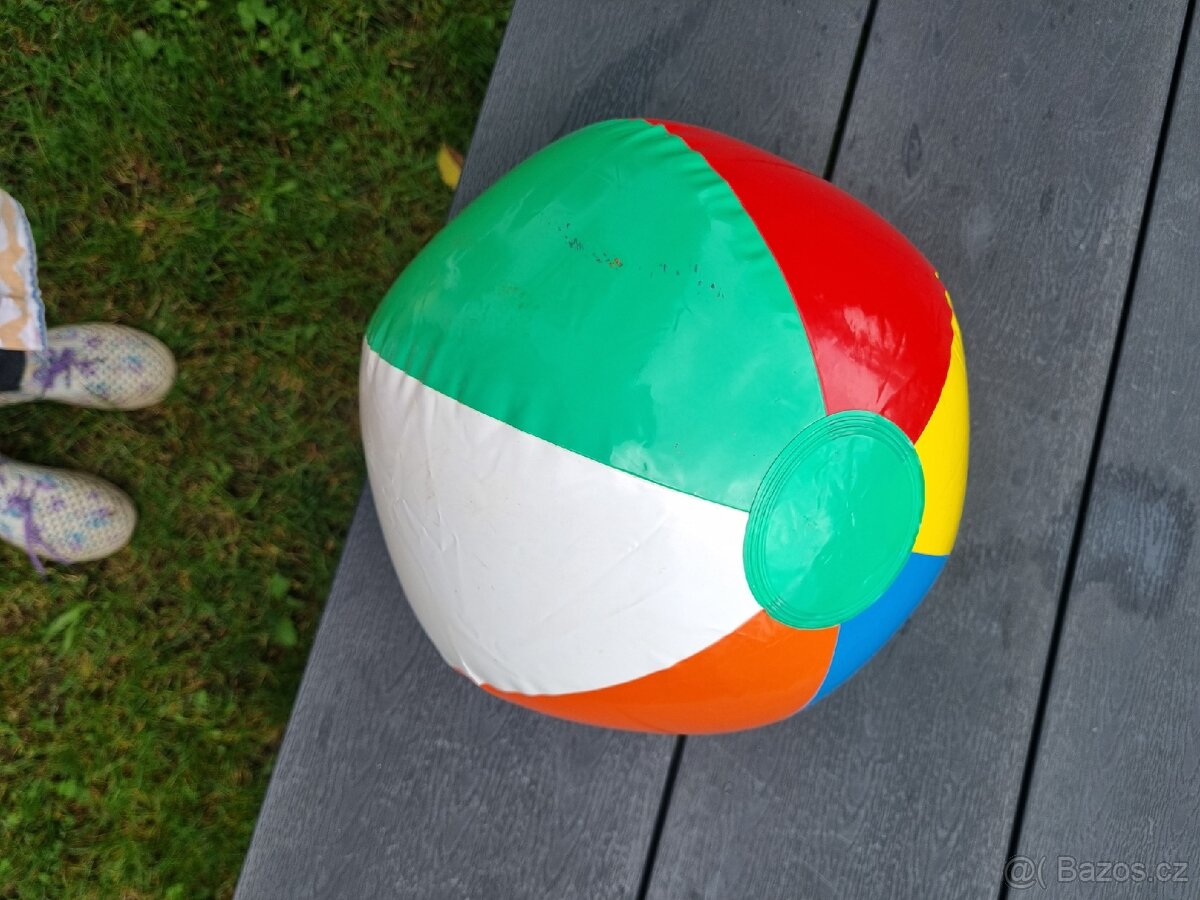 Prodám nafukovací míč retro - 6