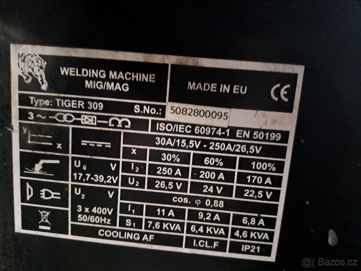 Svářečka Tiger 309 - 6