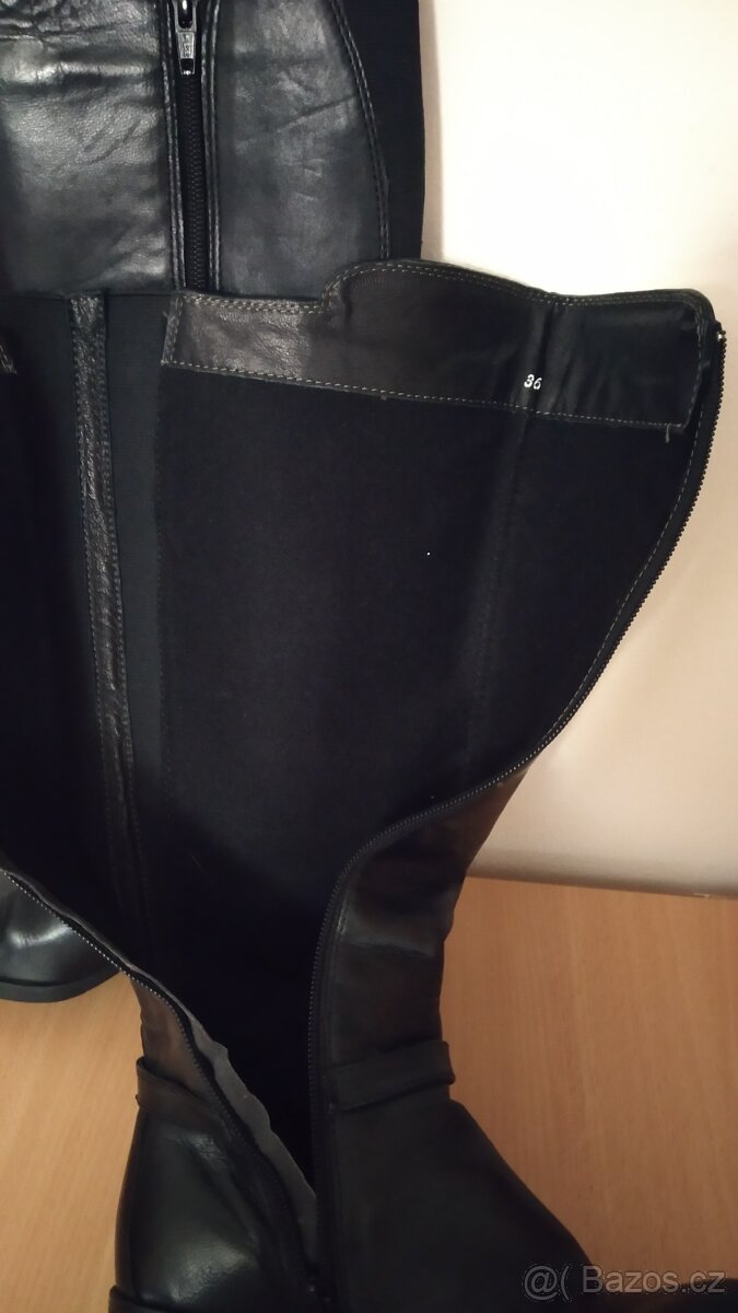 Kožené kozačky Baťa, vel.36 - 6