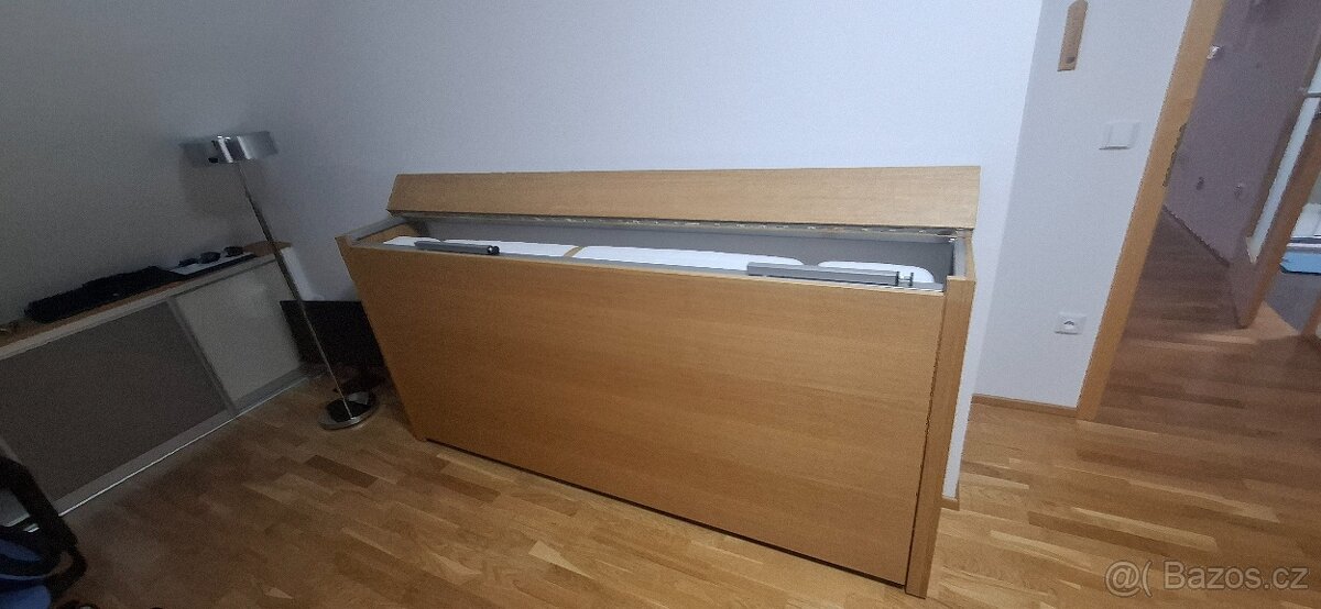 Sklápěcí masiv buková postel 90x200 - 6