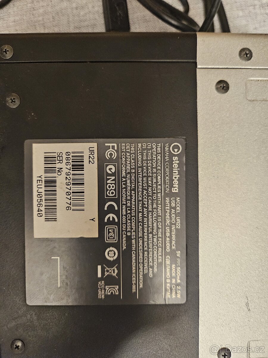 Předmět: Externí zvuková karta Steinberg UR22 – - 6