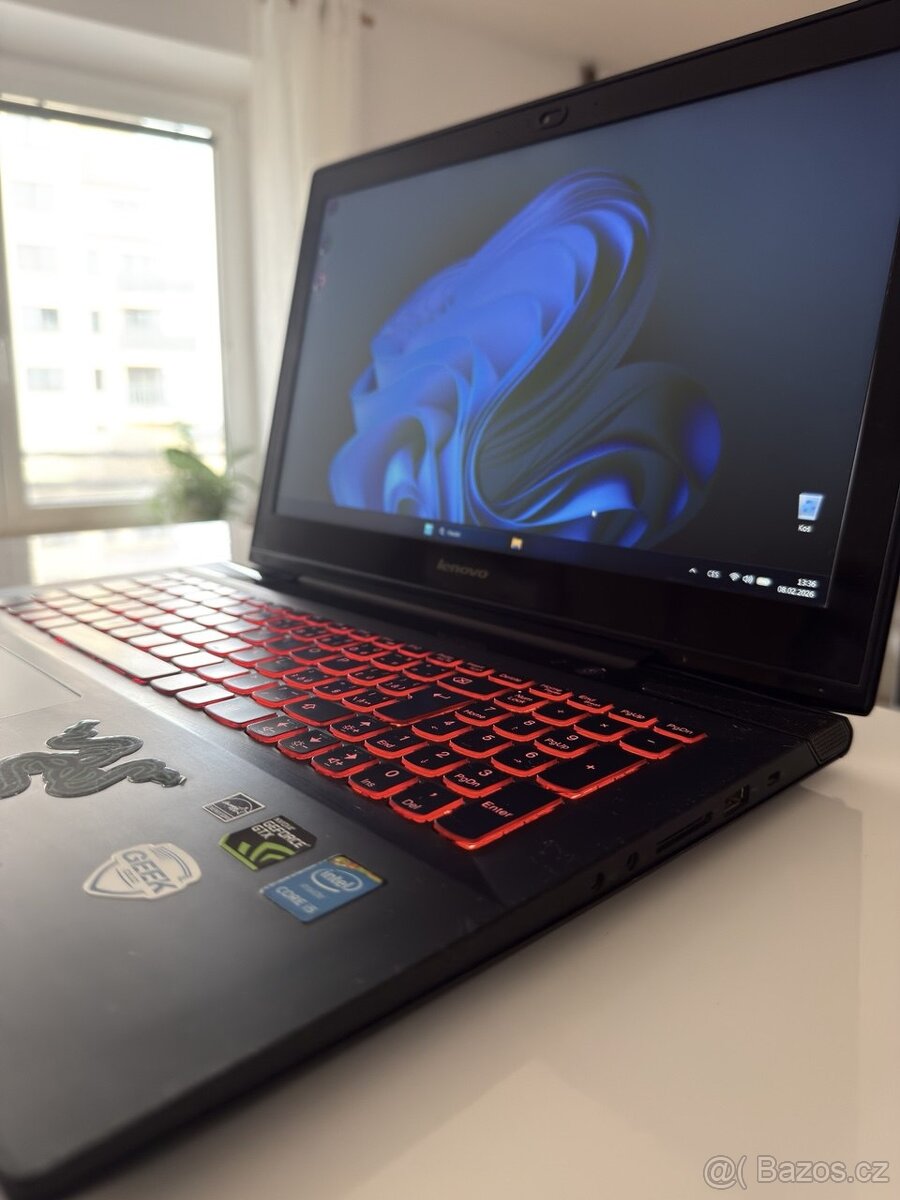 Prodám starší herní notebook Lenovo IdeaPad Y50-70 - 6