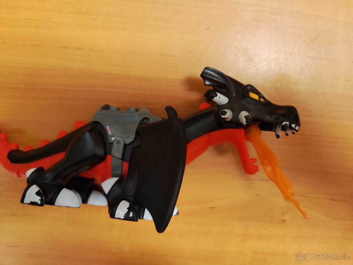 Lego duplo - černý drak a rytíř - 6