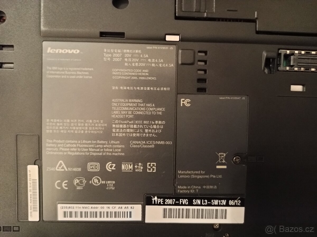 IBM ThinkPad T60 - 6