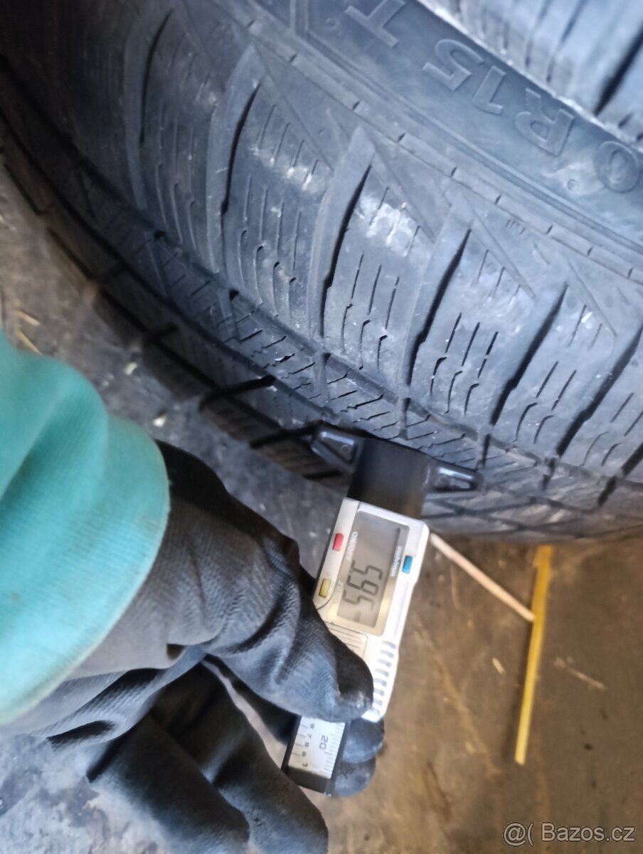 15" zimni alu skoda Rapid Fabia 185/60 R15 5x100 - 6