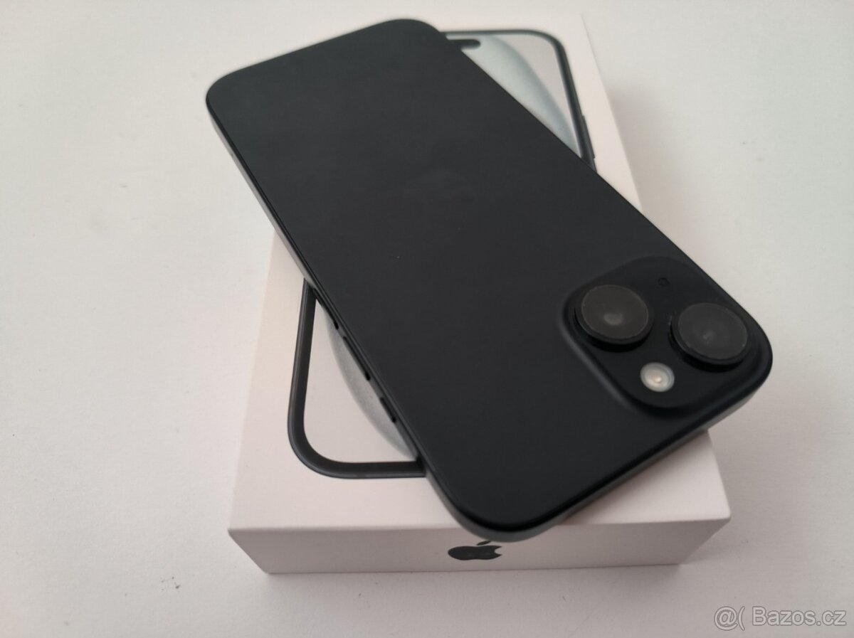 apple iphone 15 128gb Midnight 100% Batéria - 6