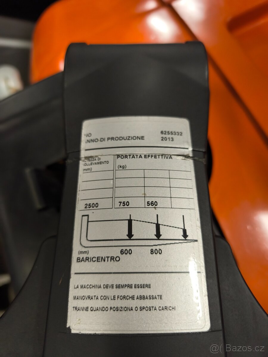 Prodám ruční vozík Toyota SPE120RX - 6