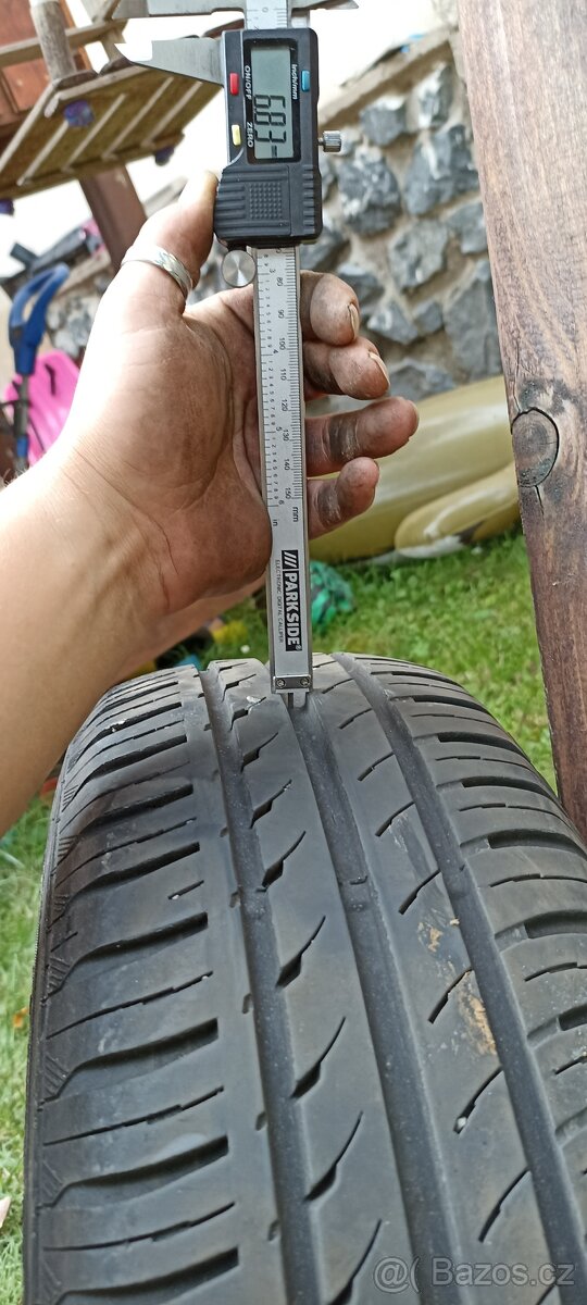 prodám 1 kus letní pneu Continental 185/55R14-020 - 6