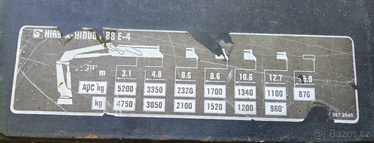 2008 Renault 6x4 +HR(2014) HIAB 188 jeřáb dálkáč valník 32t - 6