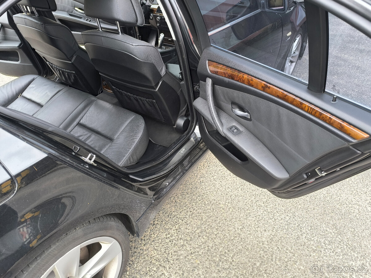 Bmw e60 Lci komfort černá kůže interiér - 6