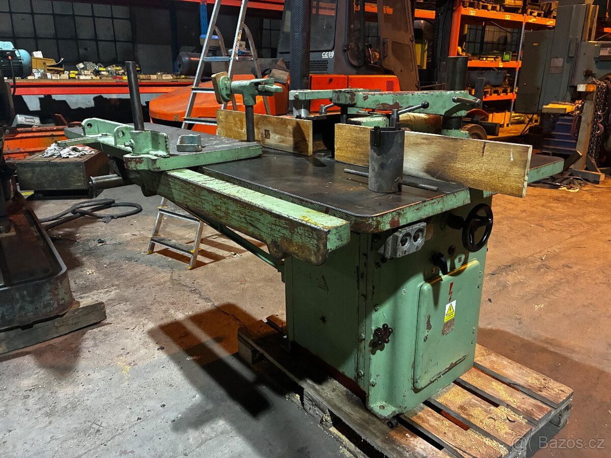 Spodní frézka Ligmet + čepovací vozík PLATÍ DO SMAZÁNÍ - 6