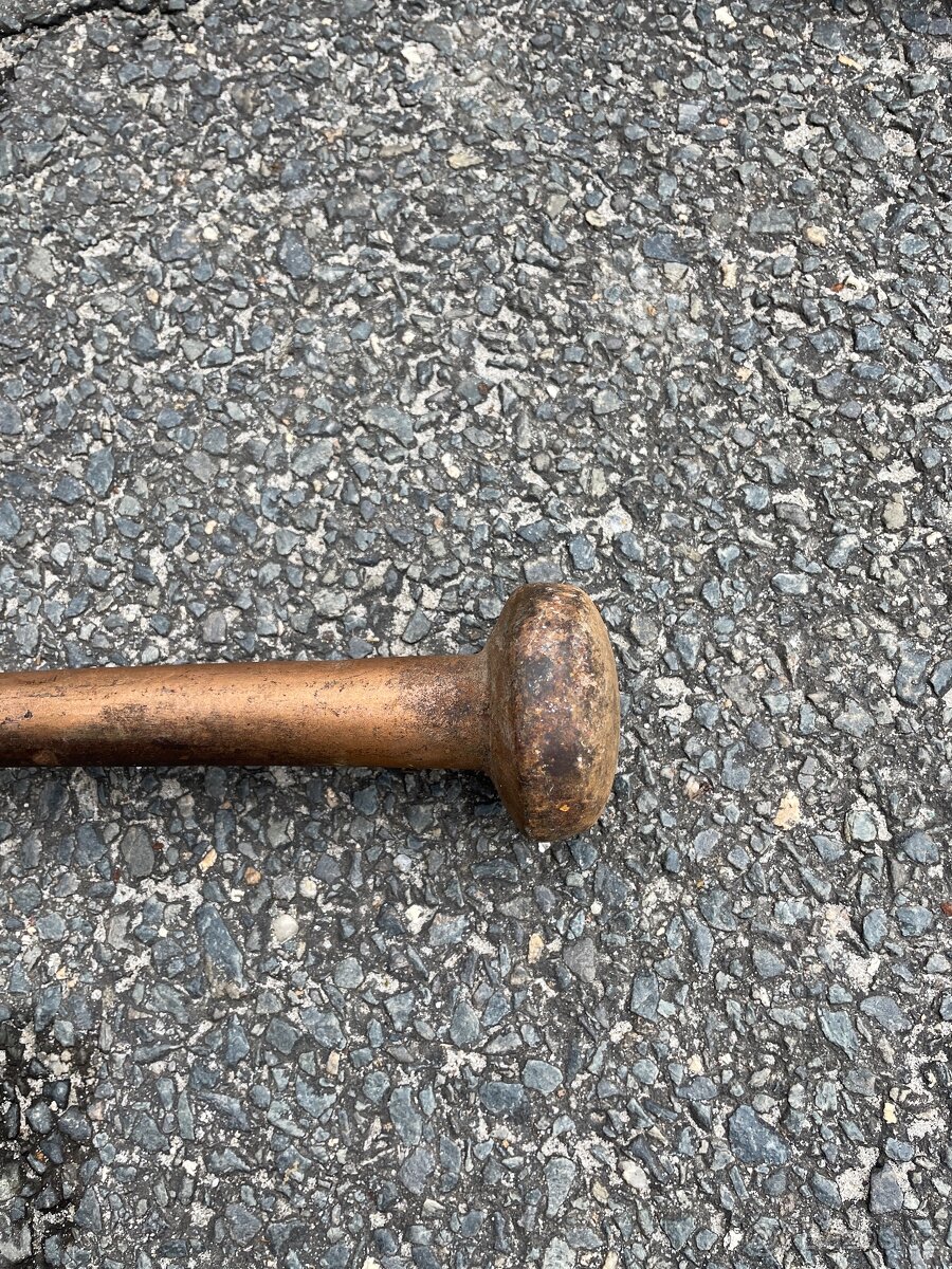 Starý obří litinový moždíř - 6