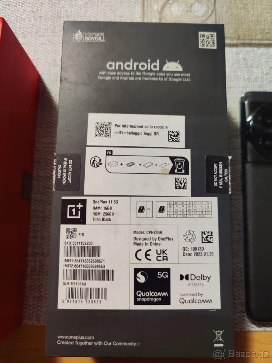Oneplus 11 5G 256GB - 6