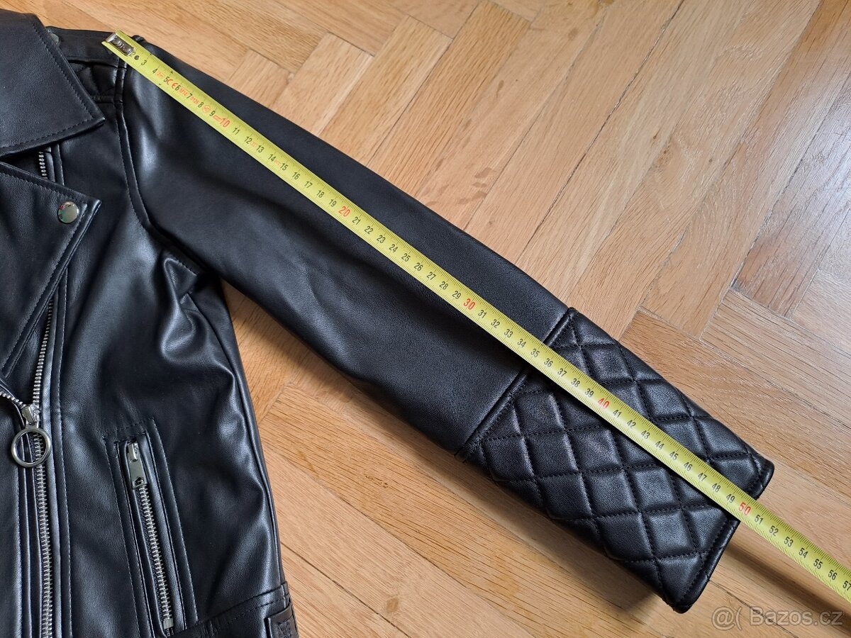 Dívčí bunda "křivák" černá - 6